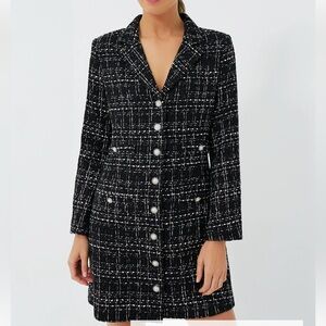 Tuckernuck POMANDER PLACE Black Tweed Stacie Dress